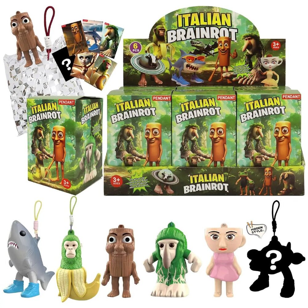 BRAIN ROT COLLECTIBLE SET OF 6